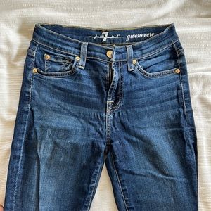 Size 25 Seven for all Mankind Gwenevere skinny jeans used great condition